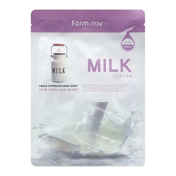 FarmStay Visible Difference Mask Sheet Milk